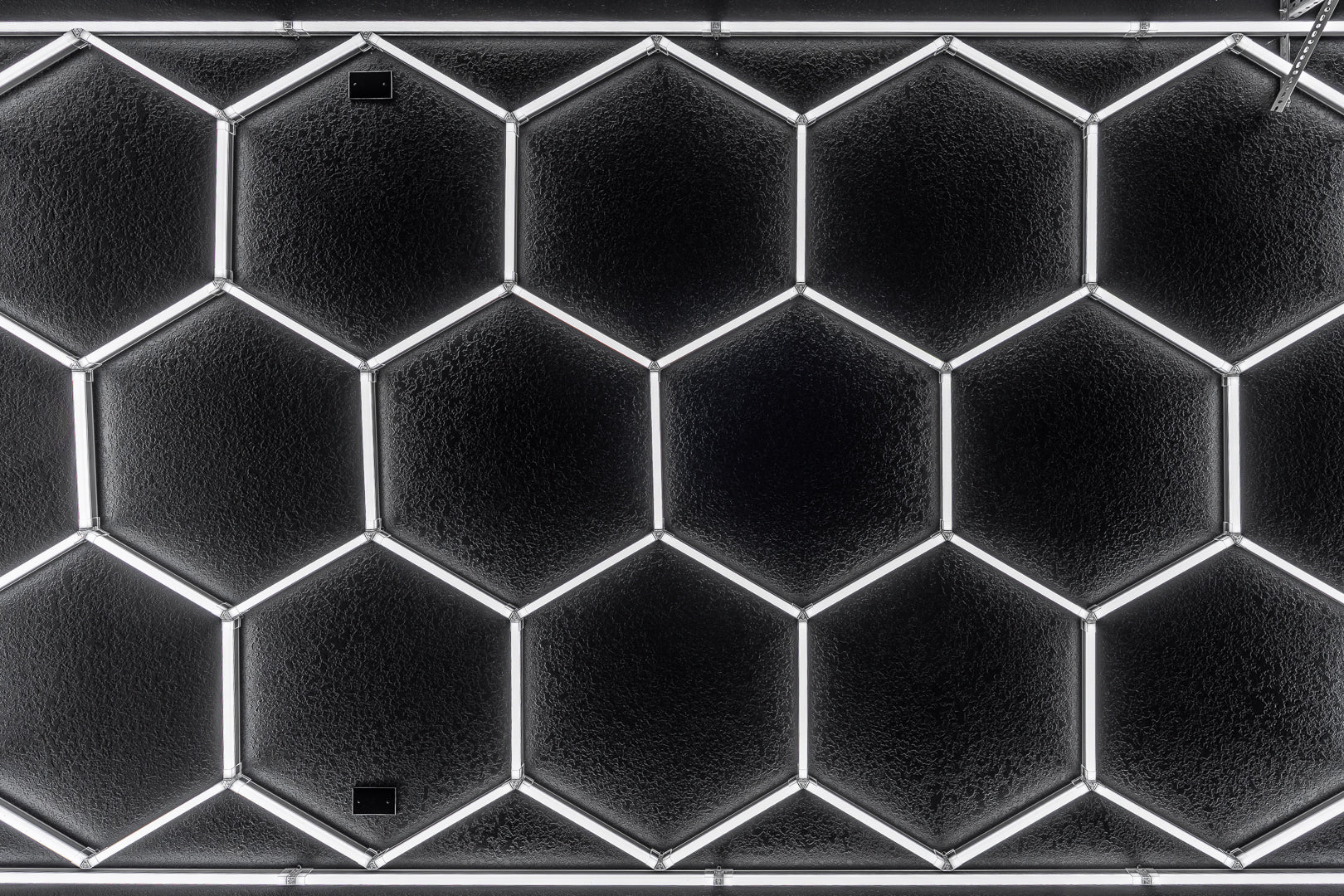 Nexus Series NX1-6 Single Bay Hexagon Lighting Grid With Surround | 6500K Hexagrid Lighting